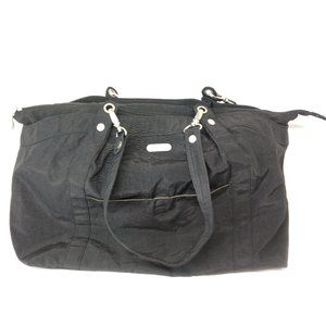 Baggallini Black Nylon Tote Shoulder Bag Purse